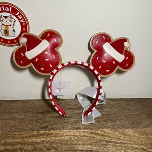 Disney Parks Mickey Mouse Festive Cookie Ears Headband For Adults